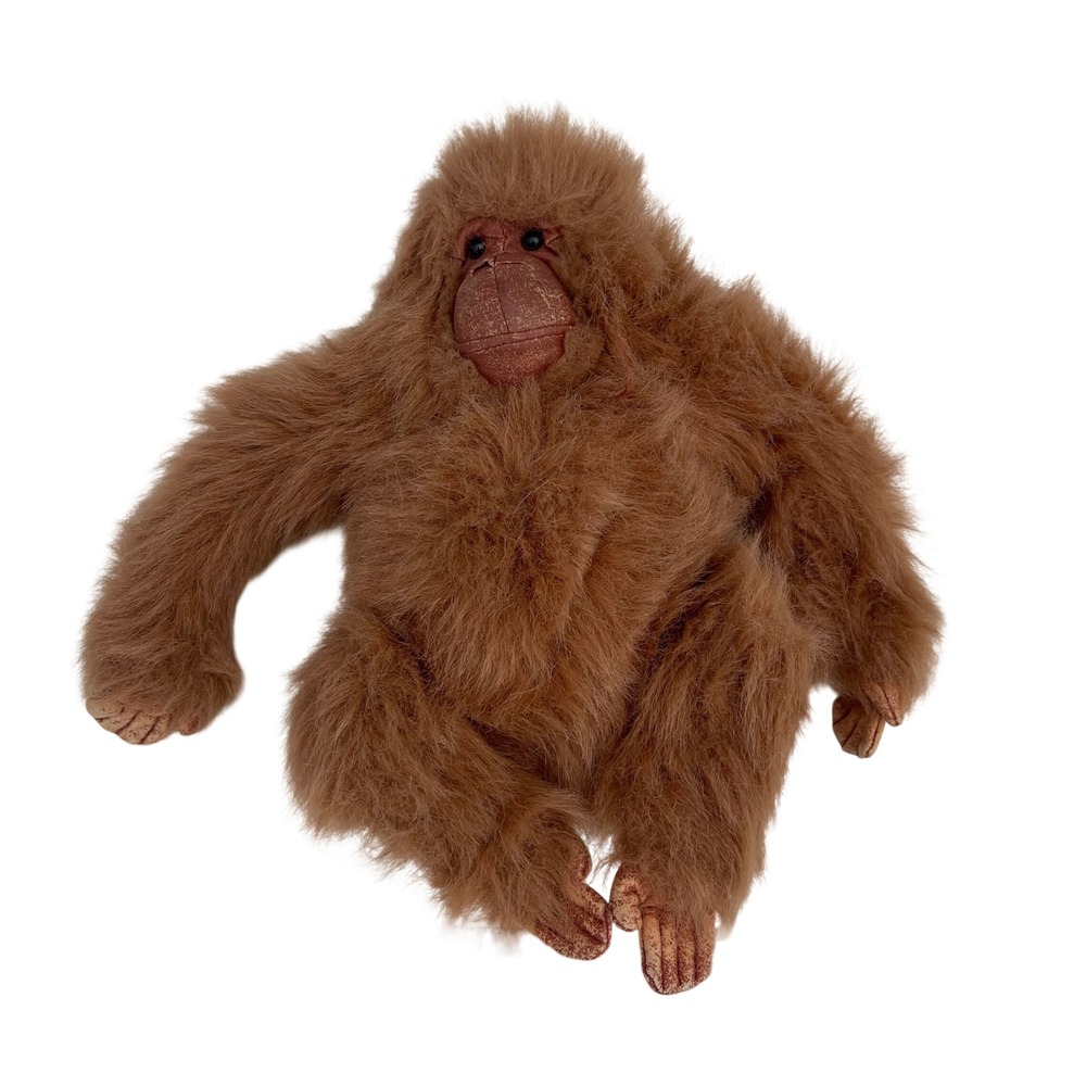 Vintage Ganz Bros Heritage Collection Orangutan Plush Monkey Brown 1989